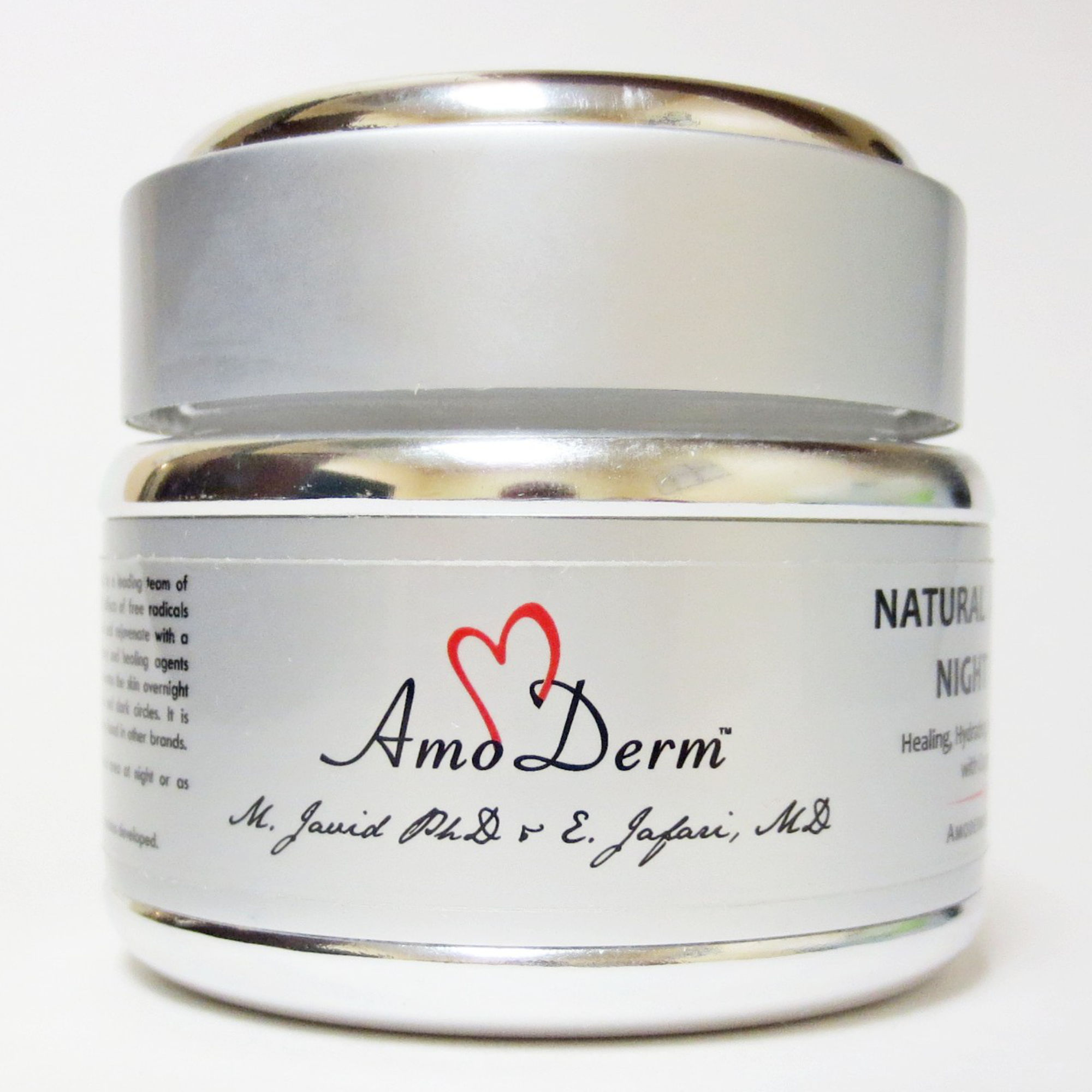 Natural Age-Defying Night Cream - Hydrating Antioxidant Complex with Vitaminas C and E, CoQ10, Green Tea Leaf & Cucumber Extracts, Copper Peptide, Superoxide Dismutase